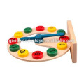 Hot Sale Claasic Child Clock brinquedos, Educational Kids Toys Relógio, Preschool Wooden Toys Clock